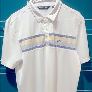 Travis Mathew Polo Shirt with Stripes